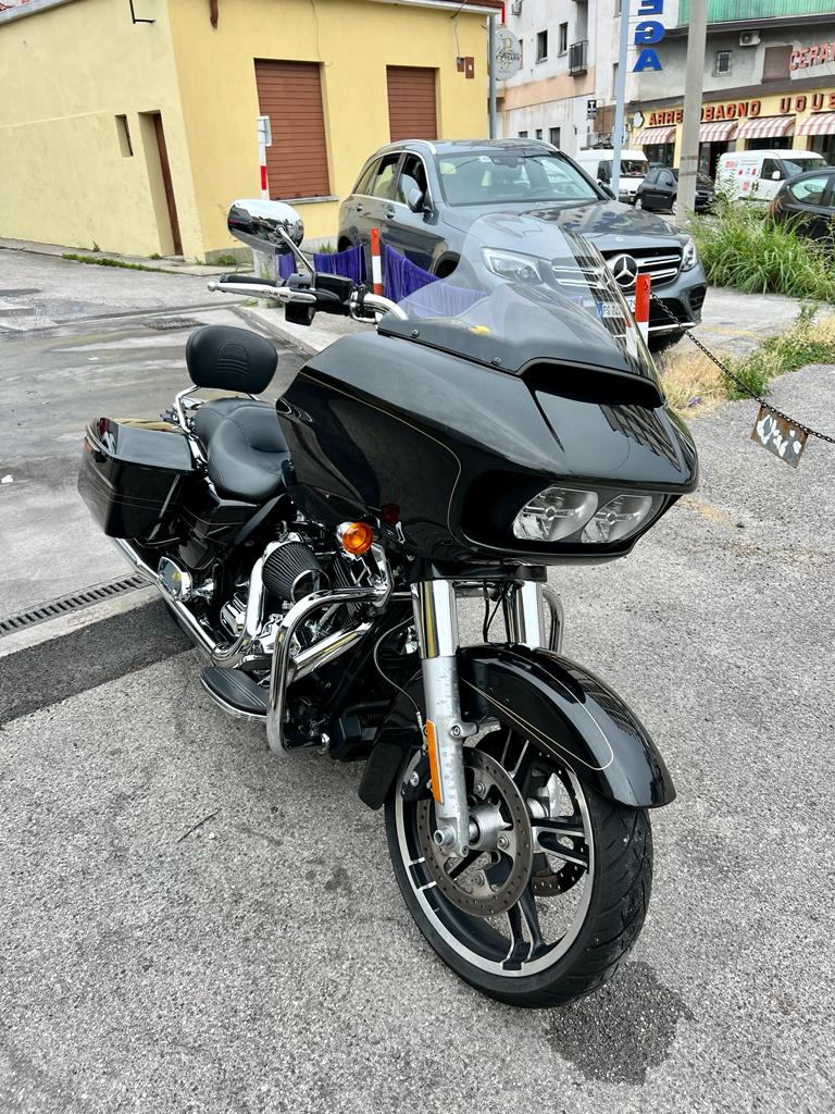 Dettaglio del motore della Harley-Davidson Road Glide